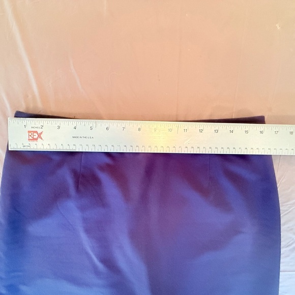 ECCOCI by Carlisle Navy Blue Knee Length Skirt Size 10/Medium MSRP $255 - Picture 4 of 7